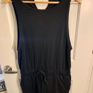 Overall Shorts, Color Black, Brand Threads/ L